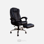 KURSI KANTOR C418A + SANDARAN (HITAM) (2)