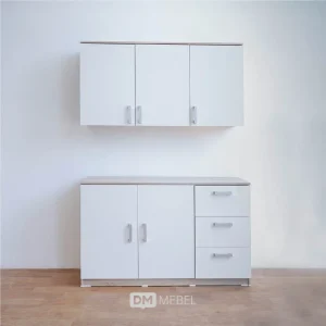 KITCHEN SET ATAS P3 ALBA BAZ KC WU + SIDEBOARD ALBA BAZ SB 120 (1)