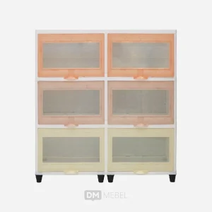 CABINET PLASTIK RATTAN DWCFNR 3-GL6 CLUB (1)