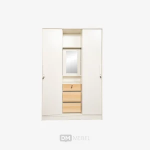 DM MEBEL LEMARI PARTIKEL PINTU 3 SLIDING + RAK RIAS BAKU WDSL 120 DS METROPOLIS_WEB SATUAN (1)