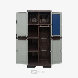 DM MEBEL LEMARI PLASTIK PINTU 2 SAP HANGER JUSTIN ULTRA COMPACT MIRROR CLUB (7)