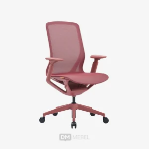 Munchen Midback Chair Red Color