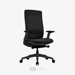 Prague Midback Chair Black Color_web satuan_1