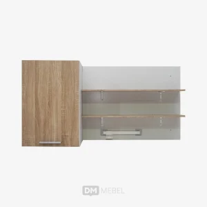 DM MEBEL KITCHEN SET ATAS XENA BSTYLISH WHITE SONOMA CREAM (2)