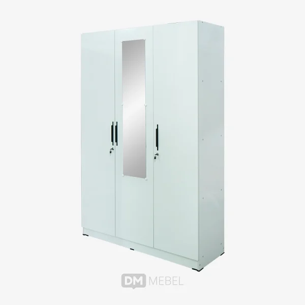 DM MEBEL LEMARI PAKAIAN PARTIKEL MELAMIN PINTU 3 LP 705-3P SUPER PRB_web satuan_ (5)