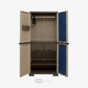 LEMARI PLASTIK PINTU 2 OLYMPLAST OMC ST2 JALUSI (3)