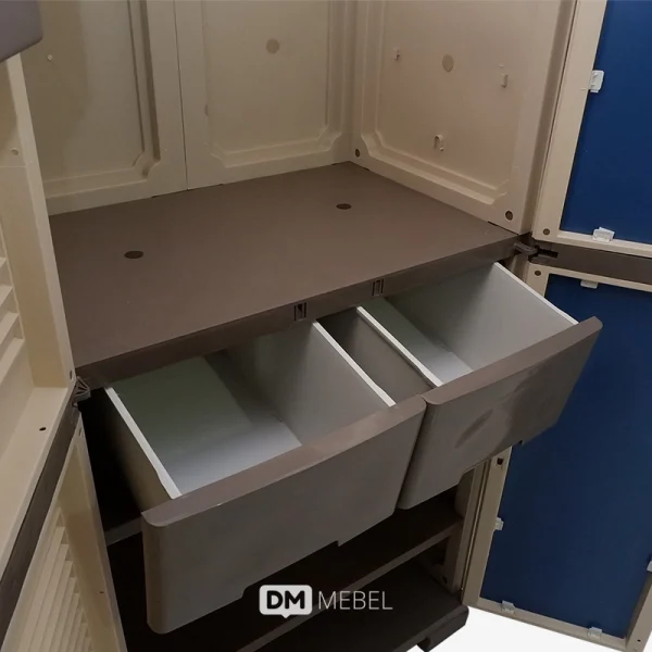 LEMARI PLASTIK PINTU 2 OLYMPLAST OMC ST2 JALUSI (5)