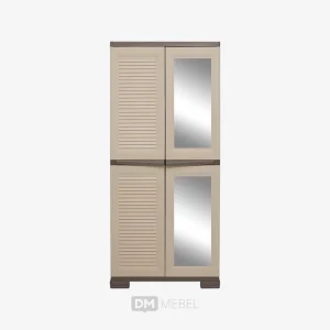 LEMARI PLASTIK PINTU 2 OLYMPLAST OMC ST2 JALUSI (6)