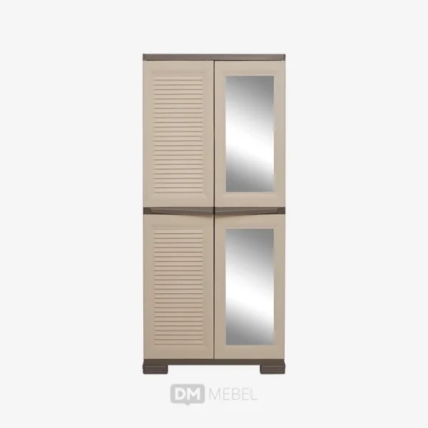 LEMARI PLASTIK PINTU 2 OLYMPLAST OMC ST2 JALUSI (6)